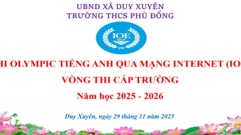 Thi IOE cấp trường
